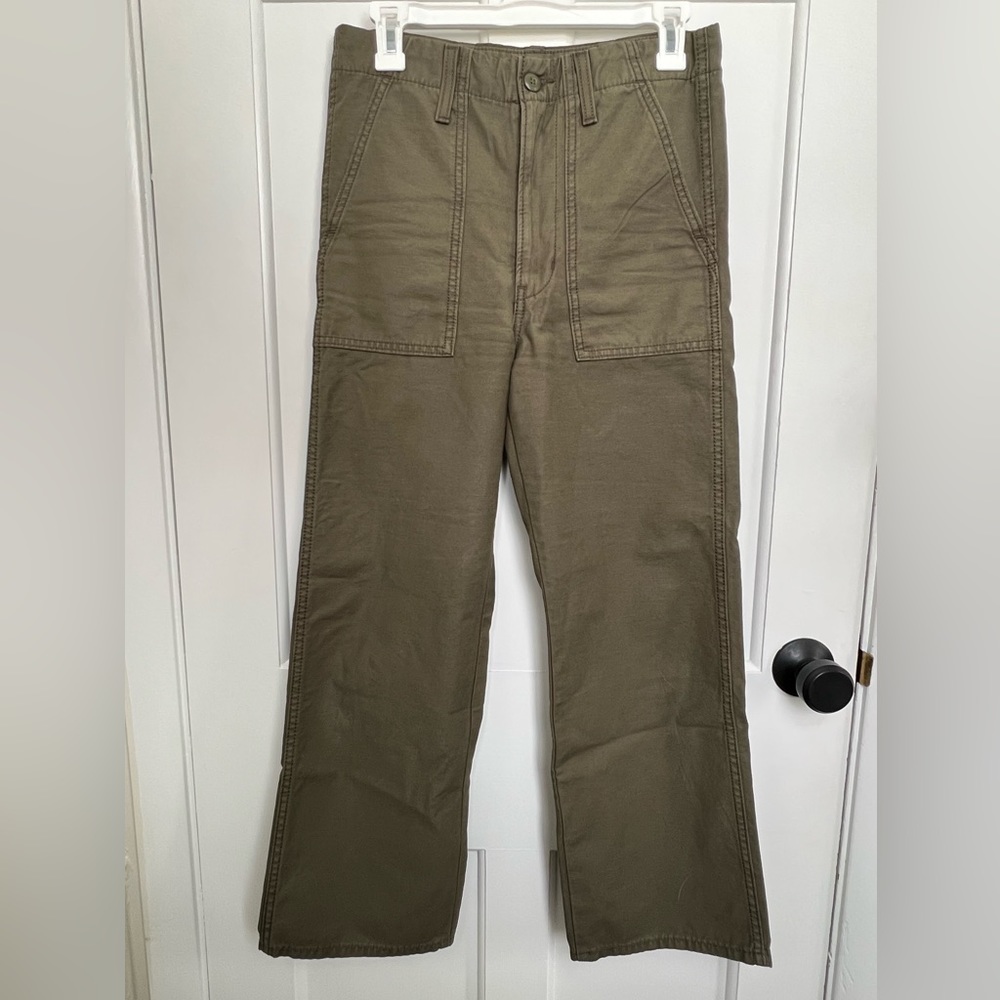 Women’s Levi’s size 27 RIBCAGE UTILITY WIDE-LEG WOMEN'S PANTS Green